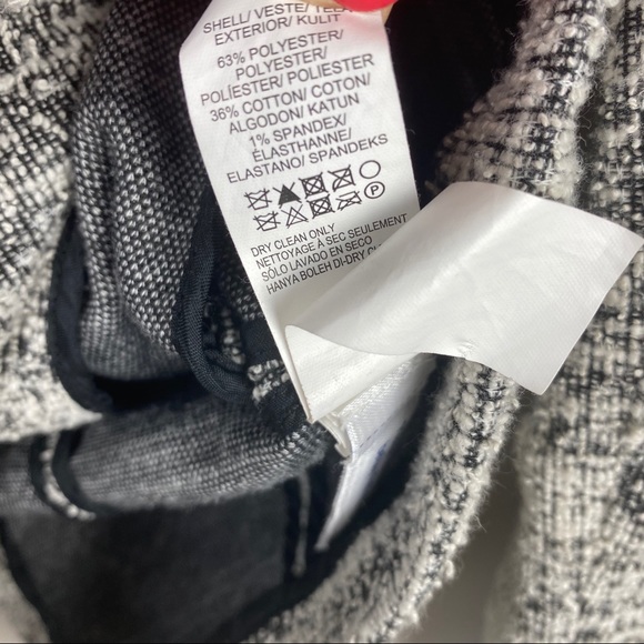 Lucky Brand Womens Marled Blazer Padded Button Up - Picture 7 of 7